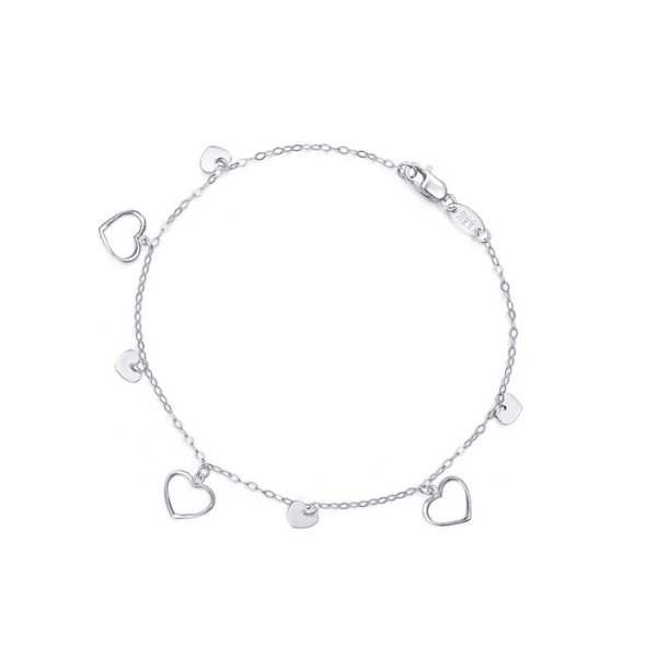 Loving Hearts 950 Platinum Bracelet | Chow Sang Sang Jewellery eShop