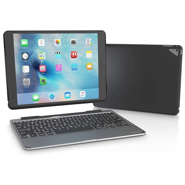 Slim Book Ultrathin Case, Hinged with Detachable Bluetooth Keyboard for Apple iPad Pro 9.7