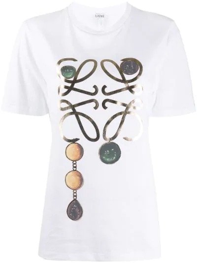 jewel logo-print T-shirt | LOEWE | Eraldo.com