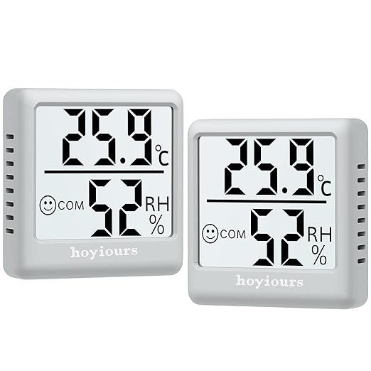 hoyiours Hygrometer Digital Thermometer 2 Pack