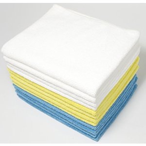 Royal Reusable Microfiber Cleaning Cloth Set - 12 x 16 Inch - 24 Pack