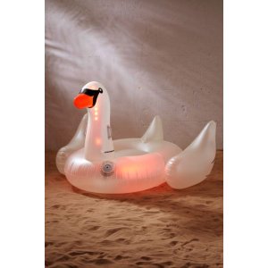 Giant Light-Up LED Swan Pool Float 