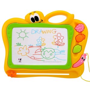 TONOR Colorful Magna Doodle Magnetic Drawing Board Sketch Toddler Toys for Children (Orange)