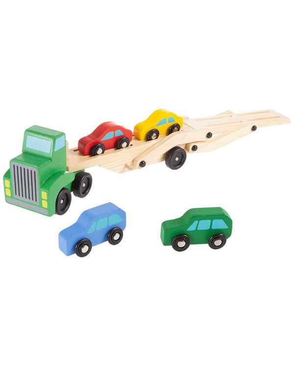 木质卡车运输车玩具