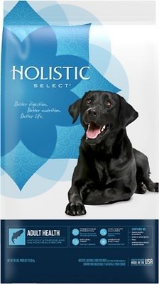 Holistic Select Adult Health Anchovy, Sardine & Salmon Meals Recipe Dry Dog Food, 30-lb bag - Chewy.com