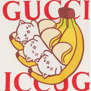 Gucci 时尚专场 收倪妮同款1955马鞍包，香蕉喵T恤$550
