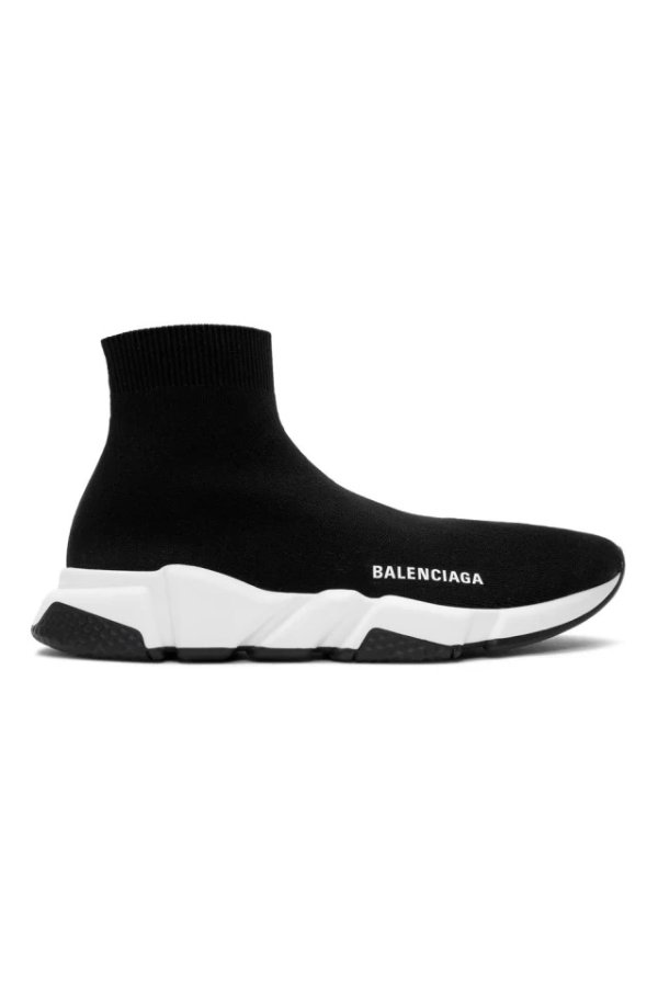 Black & White Speed Sneakers