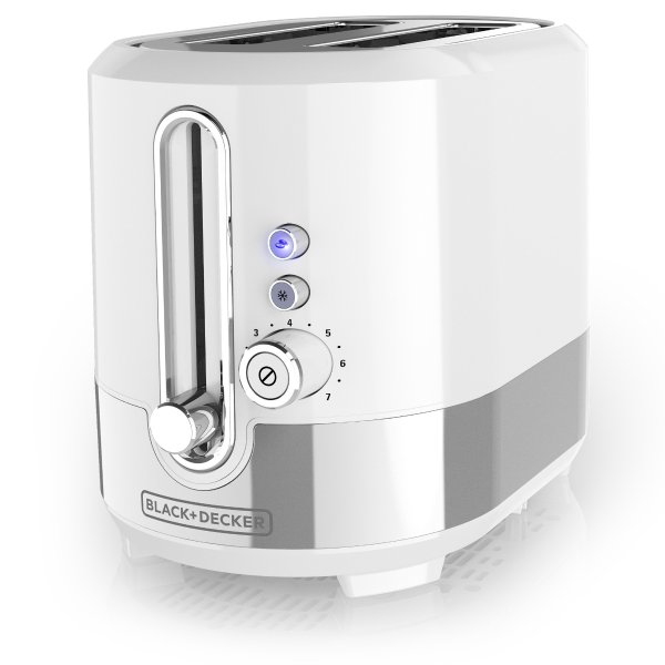 2-Slice Extra-Wide Slot Toaster, White, TR2200WSD