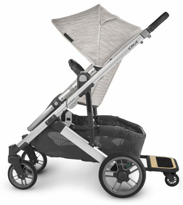 2020 Cruz V2 Stroller & Wheel Board - Sierra (Dune Knit/Silver/Black Leather)