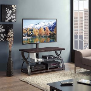 Whalen Furniture Calico 3-in-1 TV Stand, 54-Inch