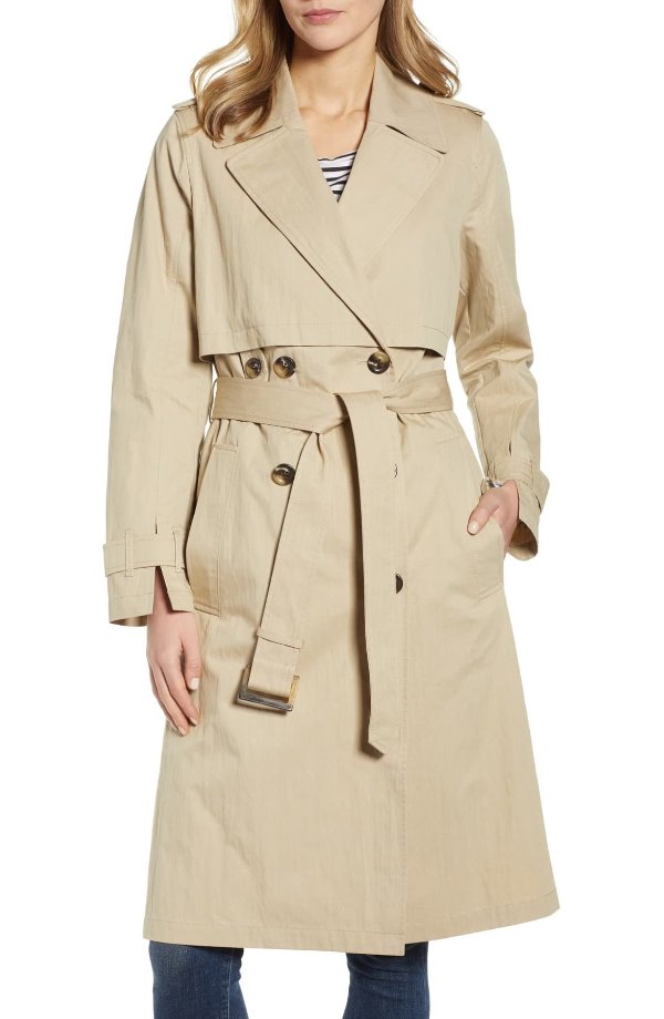Seamed Trench Coat