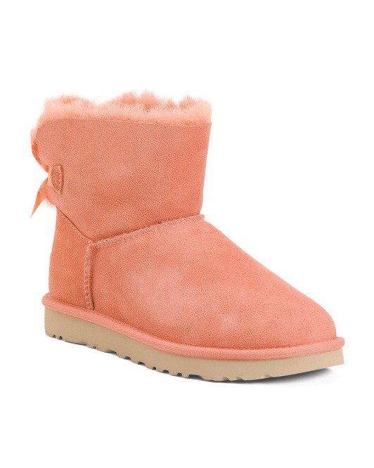 Suede Bailey Bow Cozy Booties | Women's Shoes | Marshalls