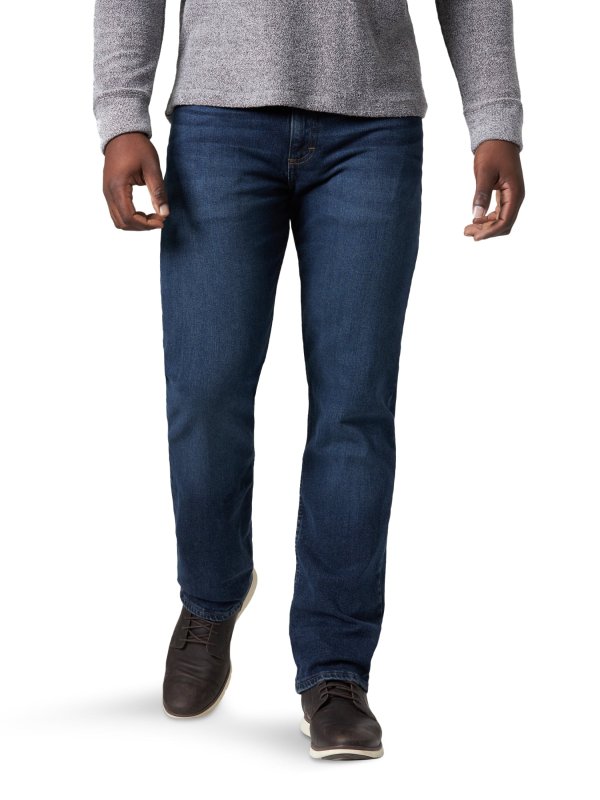 Men's and Big Men's Relaxed Fit Jeans with Flex