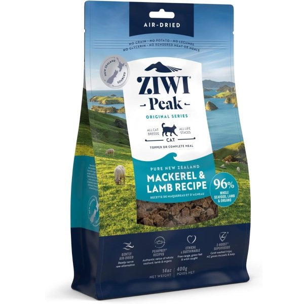 ZIWI Peak Air-Dried Cat Food – All Natural, High Protein, Grain Free & Limited Ingredient with Superfoods