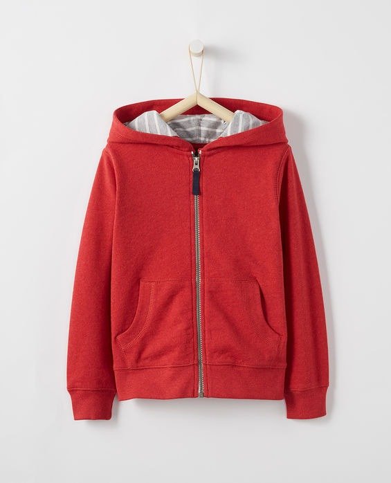 Jersey Lined Hoodie In 100% Cotton
