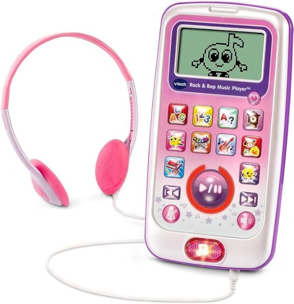 Rock and Bop Music Player Amazon Exclusive, Pink