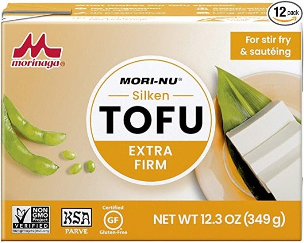 Mori-Nu 特硬款无麸质豆腐 12.3oz 12盒 