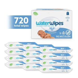 WaterWipes 宝宝湿巾，敏感肌可用，60抽*12袋
