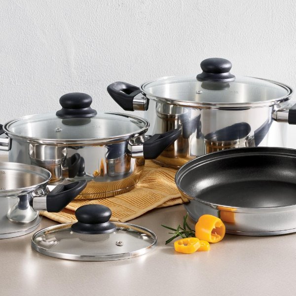 Primaware 7-Piece Stainless Steel Cookware Set