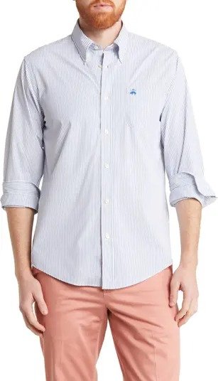 Stripe Button-Down 衬衫