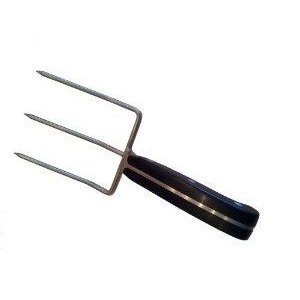 Prep'd Stainless Steel Chef's Fork - 3 Strong Tines - For Barbeque, Oven, Boiling Meats and Smoker
