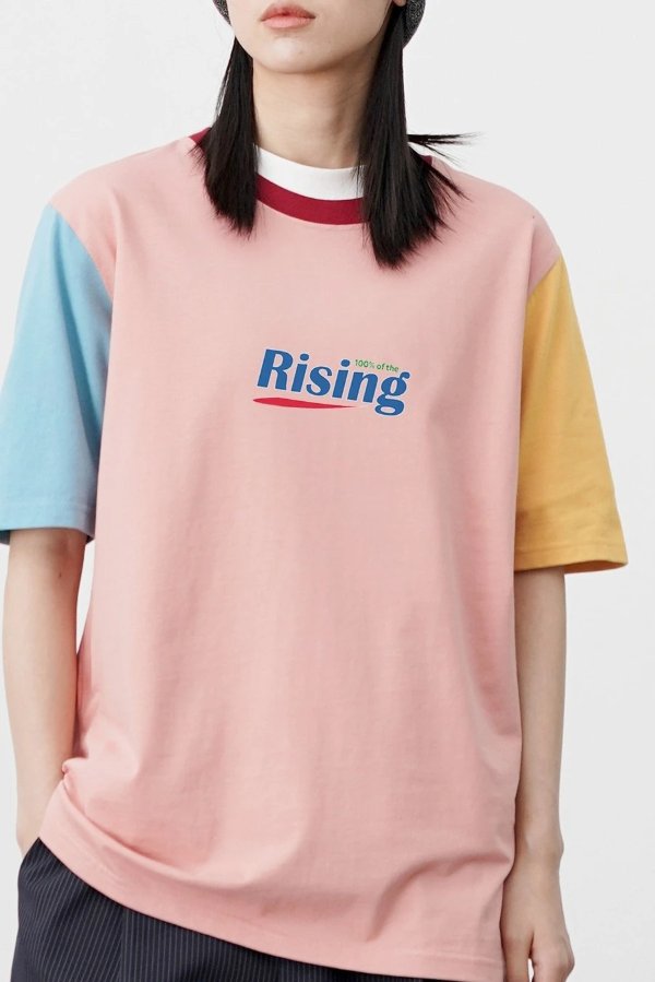 Rising Graphic Colorblock T恤