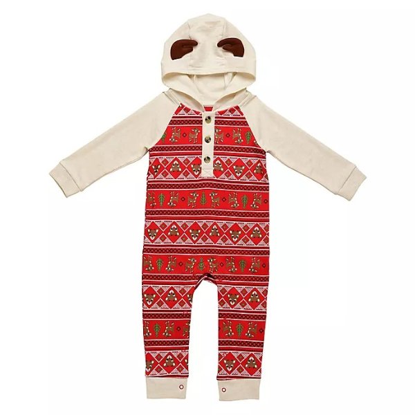 ® Rudolph the Red Nosed Reindeer Hooded Coverall in Red | buybuy BABY