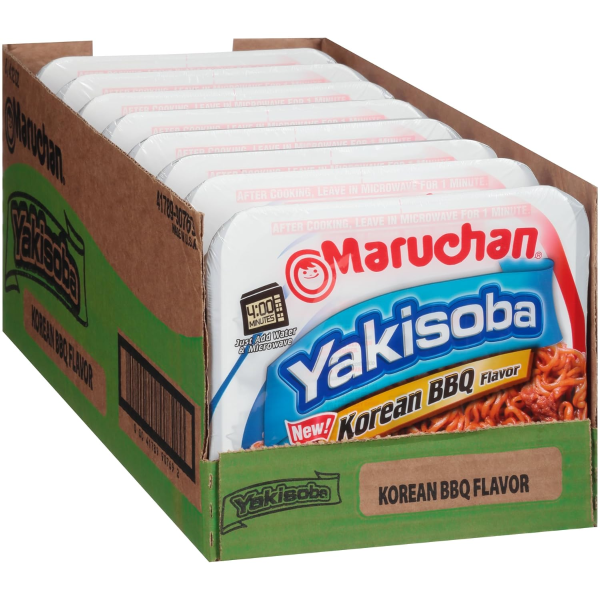 Yakisoba Korean BBQ flavor, 4.12 Oz, Pack of 8