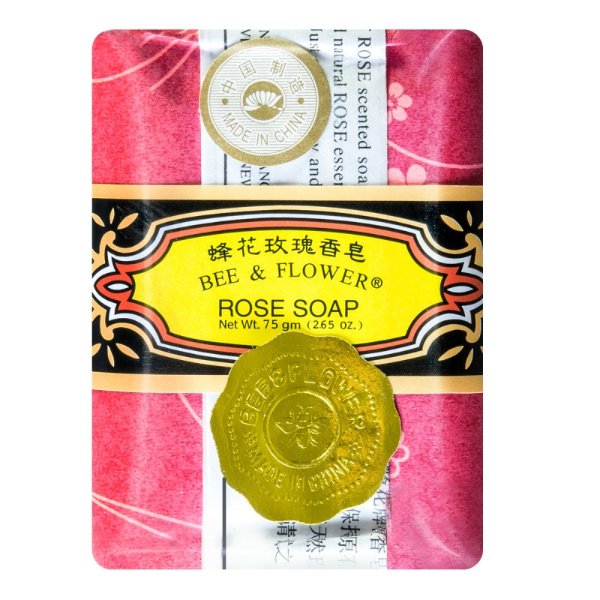 上海蜂花香皂 BEE & FLOWER 蜂花玫瑰香皂 75g - 亚米网
