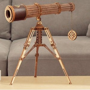 史低价：Rowood 3D 复古单筒望远镜拼搭玩具
