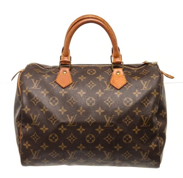 Louis Vuitton Brown Speedy 30cm Satchel Bag