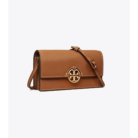Tory Burch满$500享7折MILLER WALLET 斜跨钱包