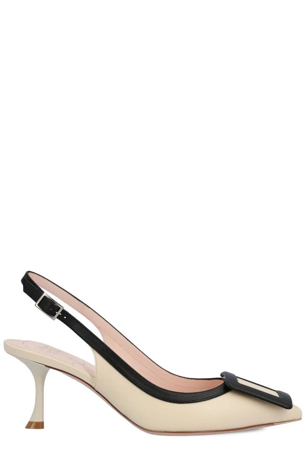 Pointed Toe Slingback Pumps – Cettire