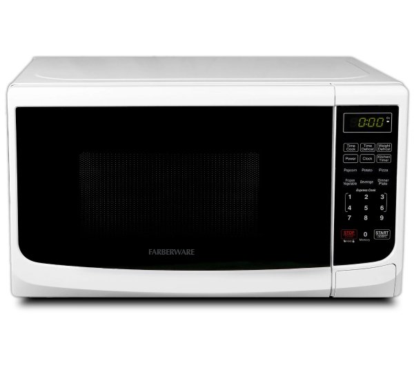 0.7 Cubic Foot Microwave - White