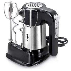 Bear 2x5 Speed 300W Handheld Mixer with 4 Stainless Steel Accessories