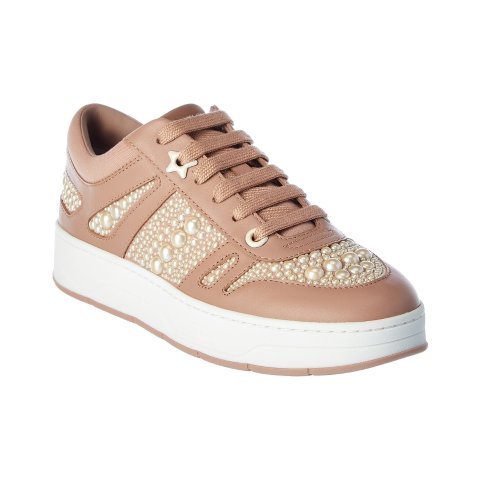 Jimmy ChooHawaii/F Canvas & Leather Sneaker