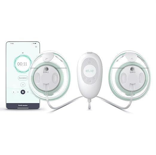 Stride Hospital-Grade App-Controlled Breast Pump | Hands-Free Wearable Ultra-Quiet Electric Breast Pump with 2-Modes 20-Settings & 5oz Capacity per Cup