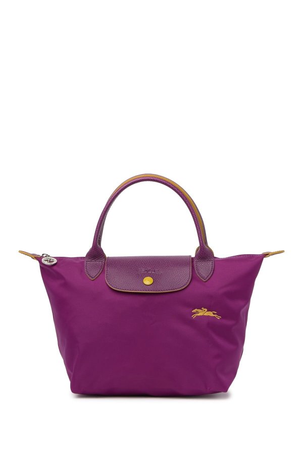 Le Pliage Club Small Leather Trimmed Bag