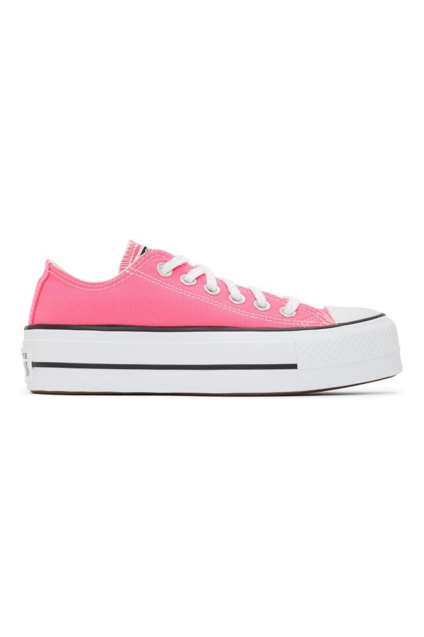 Pink Seasonal Color Chuck Taylor All Star Lift Low Sneakers