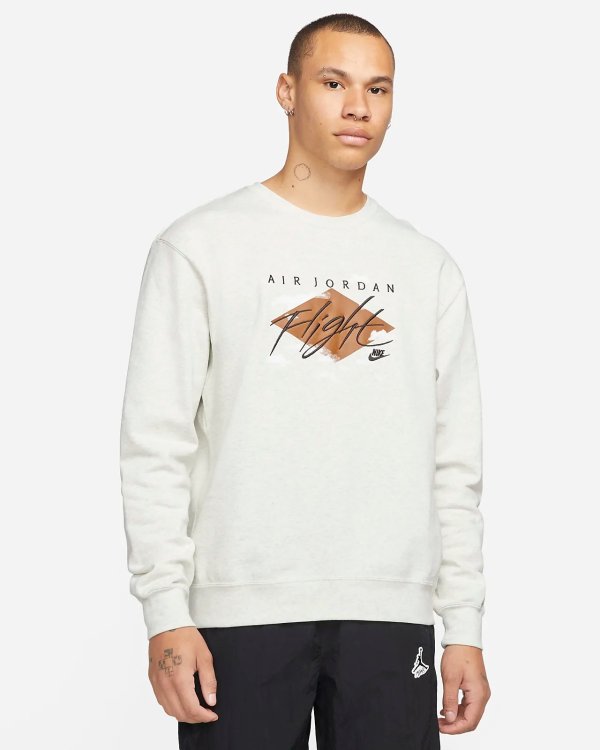 Jordan Statement Essentials Men's Fleece Crew Sweatshirt. Nike.com