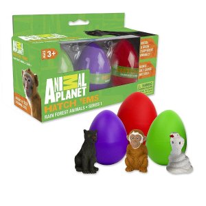Animal Planet Grow Eggs- Rain Forest- Hatch and Grow Three Different Super-Sized Animals