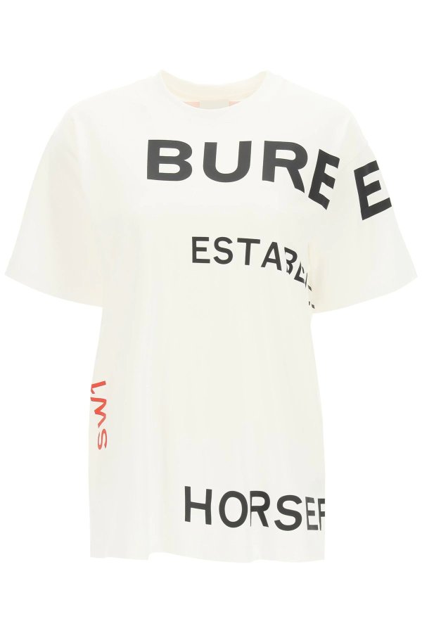 oversized t-shirt with horseferry print
