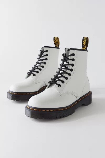 Dr. Martens 1460 White Smooth Leather Platform Boot