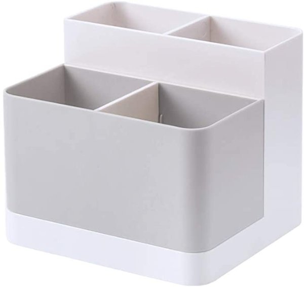 Desktop Storage Organizer Pencil Card Holder Box Container for Desk, Office Supplies, Vanity Table