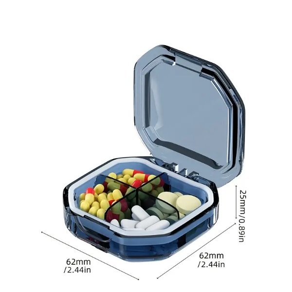 Large Plastic Storage Organizer Box With Adjustable - Temu
