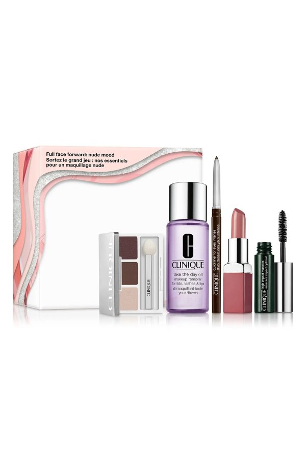 Full Face Forward: Nude Mood Makeup Set (Limited Edition) $77 Value