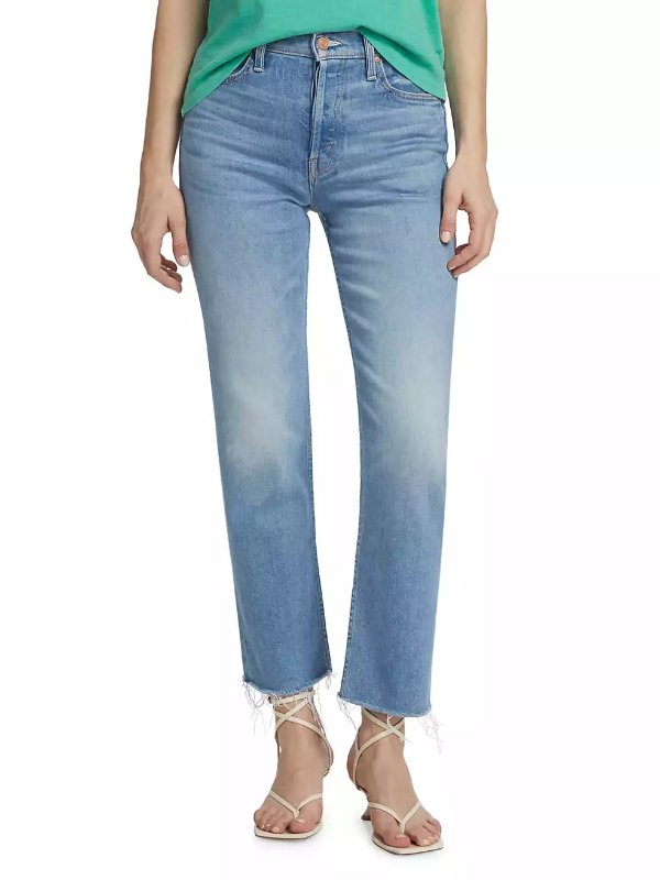The Tomcat Frayed Crop Jeans