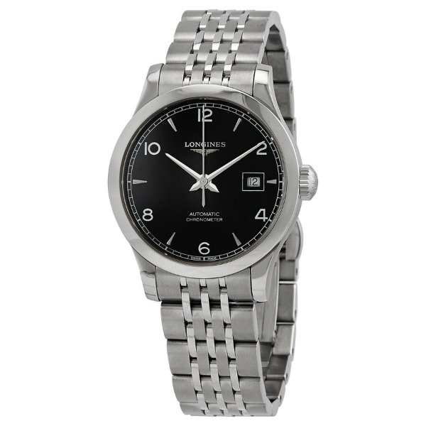 Record Automatic Black Dial Ladies Watch L23214566