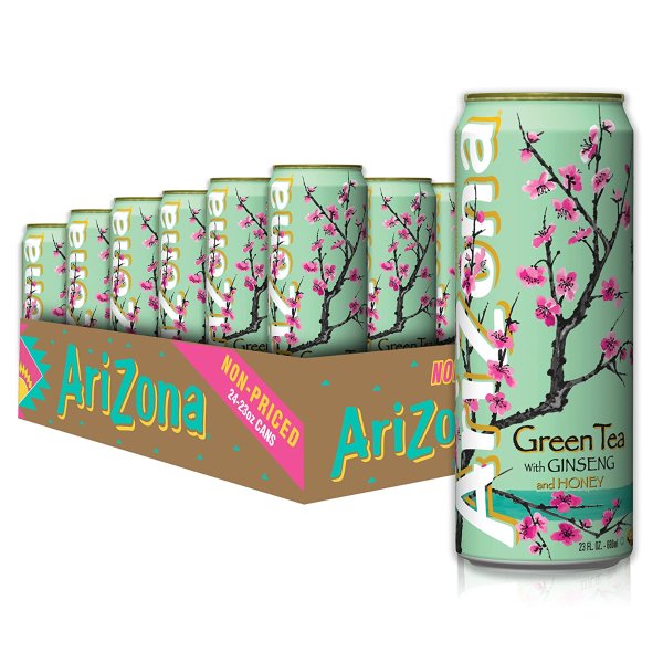 Green Tea - Big Can, 23 Fl Oz (Pack of 24)