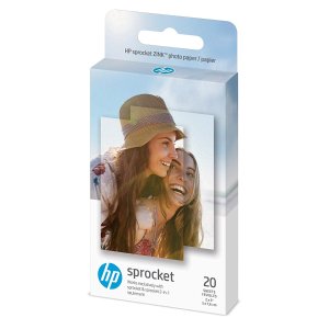HP 1AH01A ZINK 2x3" Sticky-Backed Photo Paper,20 sheets